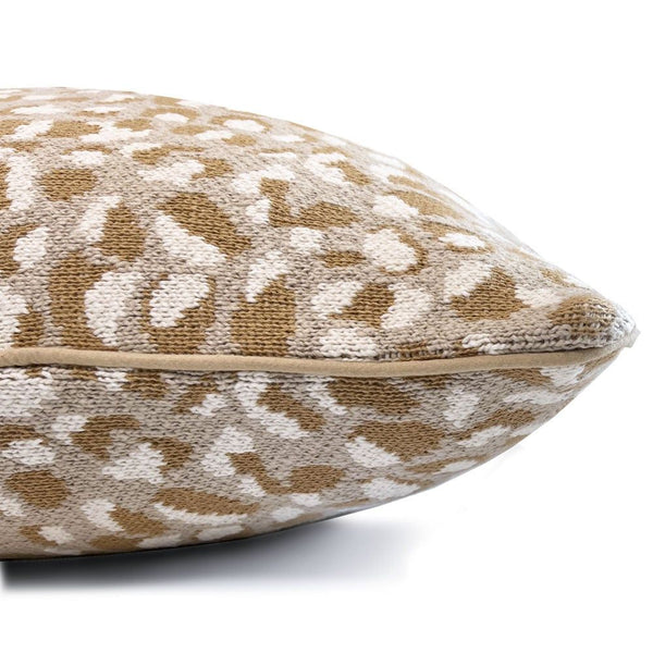 Primitive dot knitted cushion fudge