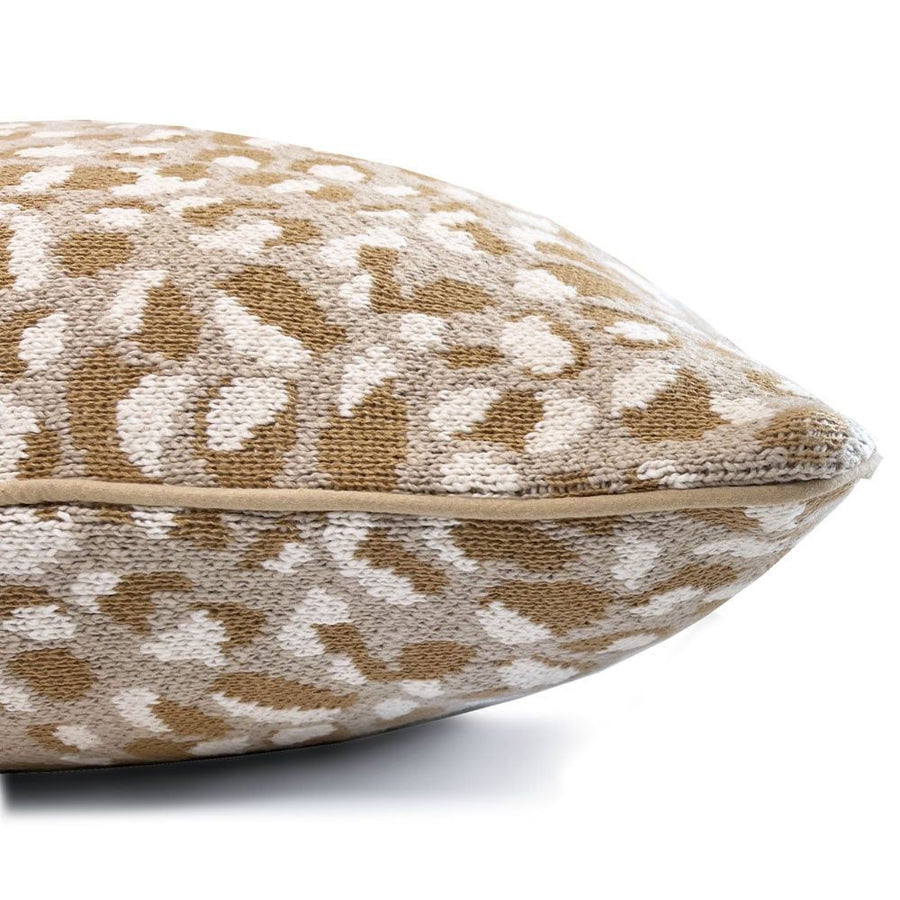 Primitive dot knitted cushion fudge