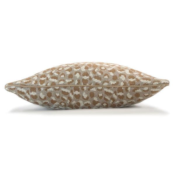 Primitive dot knitted cushion fudge