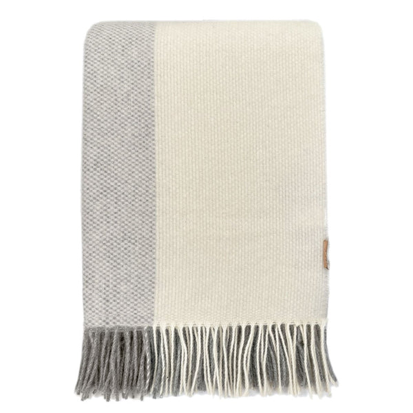 Easy nature wool grey throw