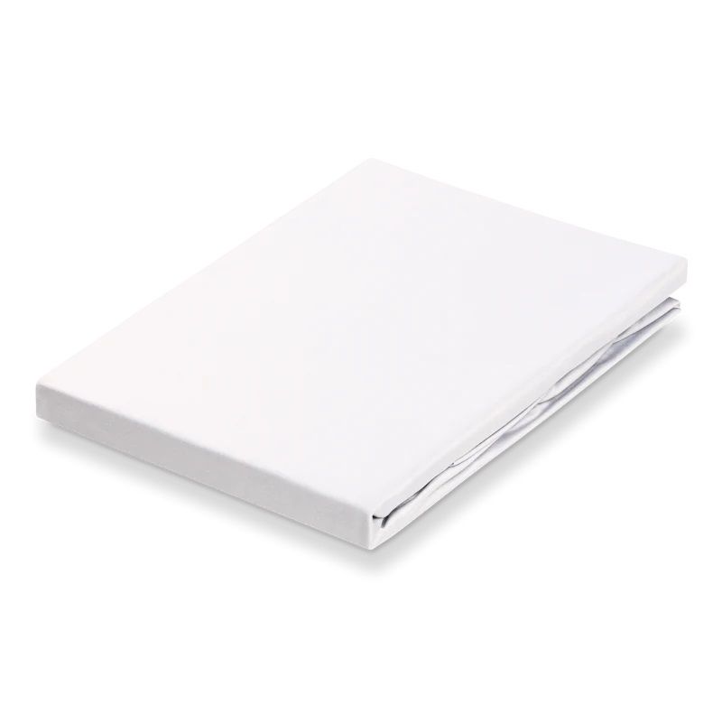 Satin hoeslkn.24 white 090 180x200