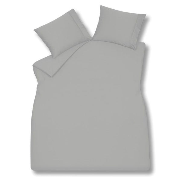 Purity 87 uni  satin Coolgrey 211 Lits-jumeaux (240x200/220 + 2 slopen)