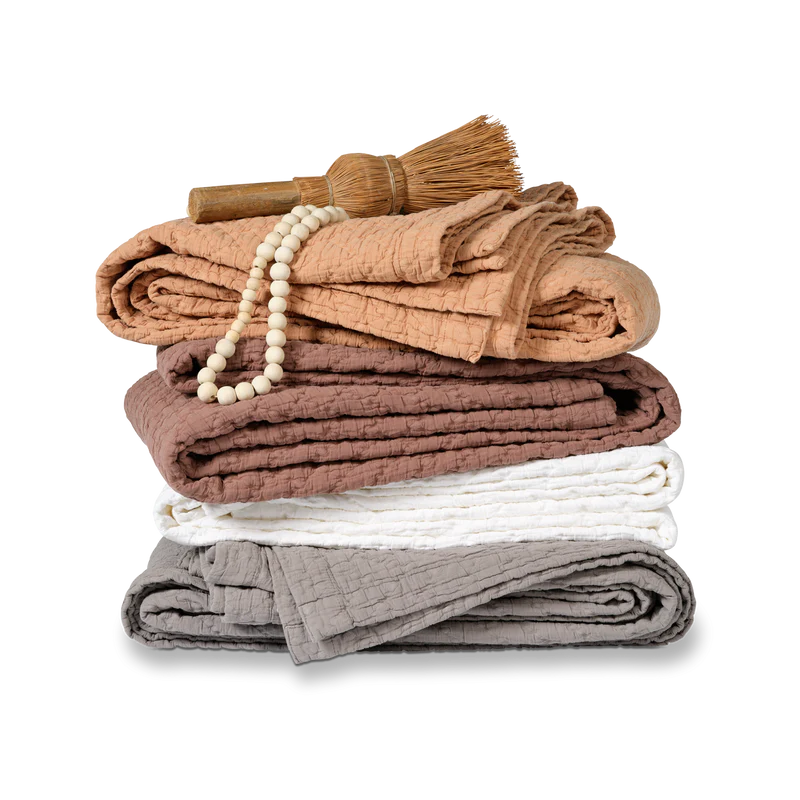 Pure 10 g.dyed White 90 Bedsprei 180x260