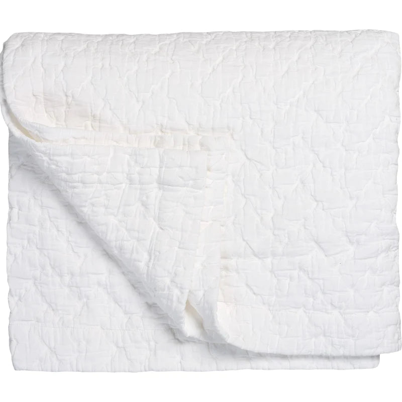 Pure 10 g.dyed White 90 Bedsprei 180x260