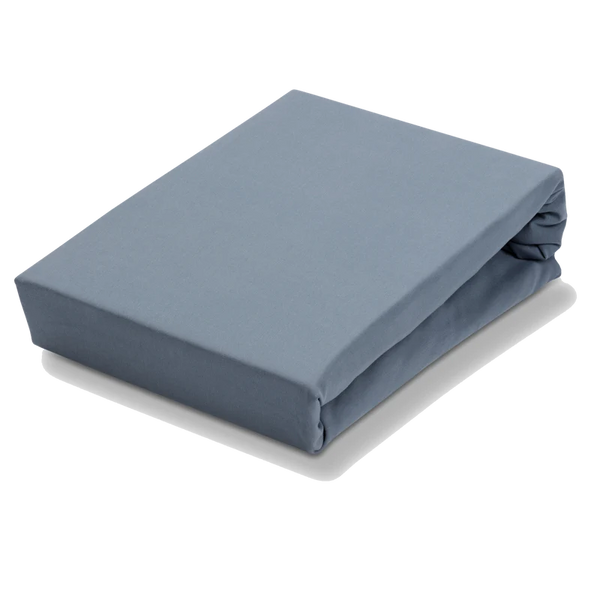Jersey soft Dusty blue 114 1-persoons 80-100 x 190-220