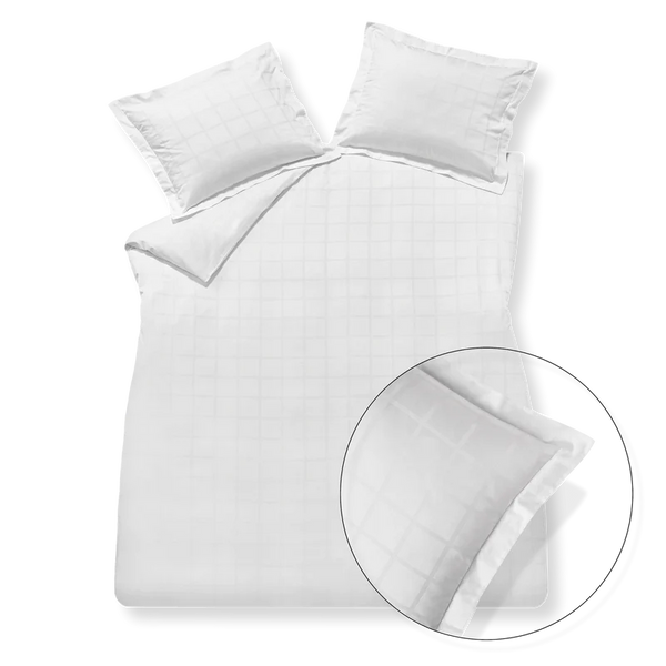 Home 78 check 300tc White 90 1-persoons (140x200/220 + 1 sloop)
