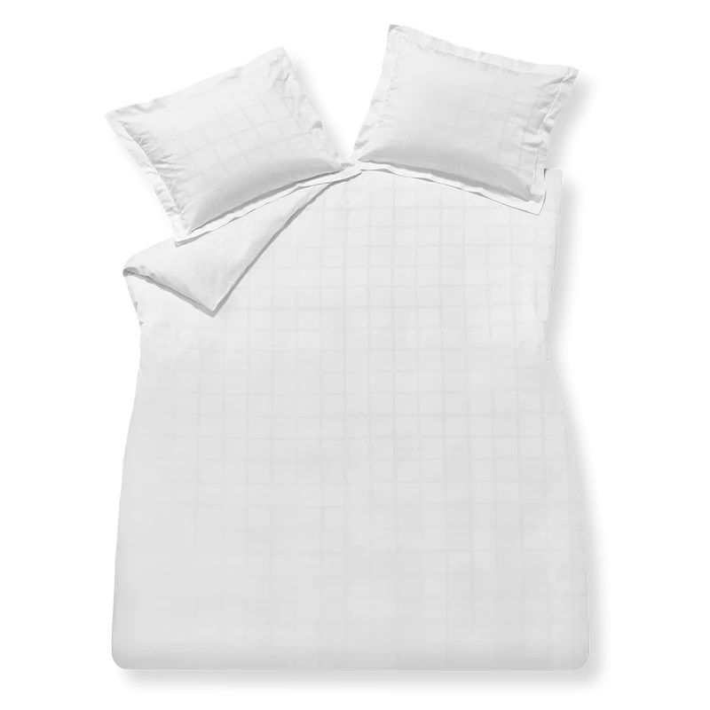 Home 78 check 300tc White 90 1-persoons (140x200/220 + 1 sloop)
