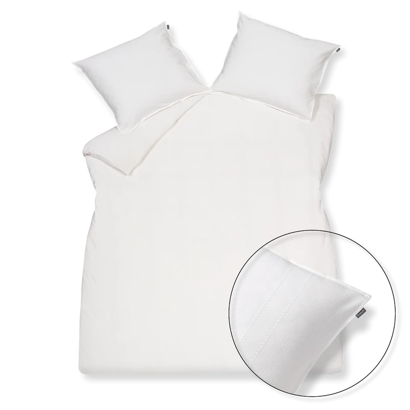 Pure 24 seerzuck. Offwhite 320 1-persoons (140x200/220 + 1 sloop)
