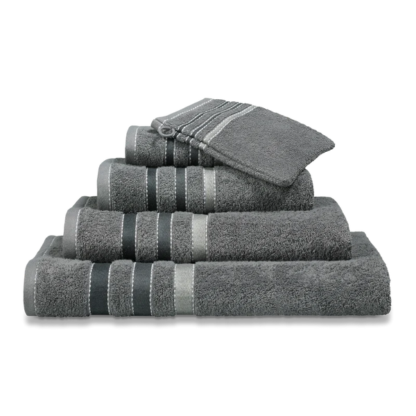 Prestige lines Mole grey 1 showertowel 70x140