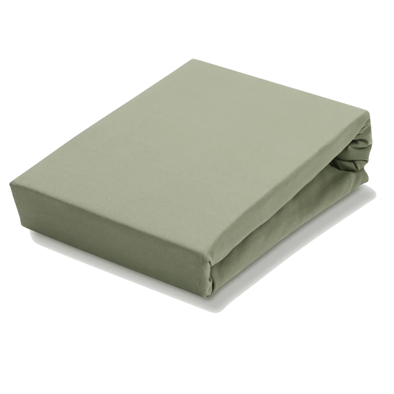 Jersey soft Light olive 123 Lits-jumeaux 180-200 x 200-220