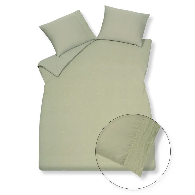 Pure 07 yd w.band Light olive 123 Kussensloop (60x70)