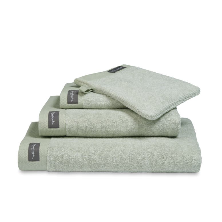 Home towel mouline Smoke green 814 showertowel 70x140