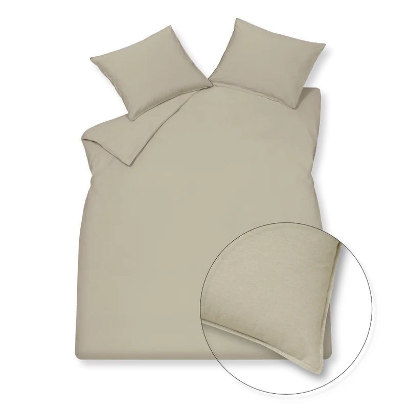 Washed cotton Stone 169 Lits-jumeaux (240x200/220 + 2 slopen)