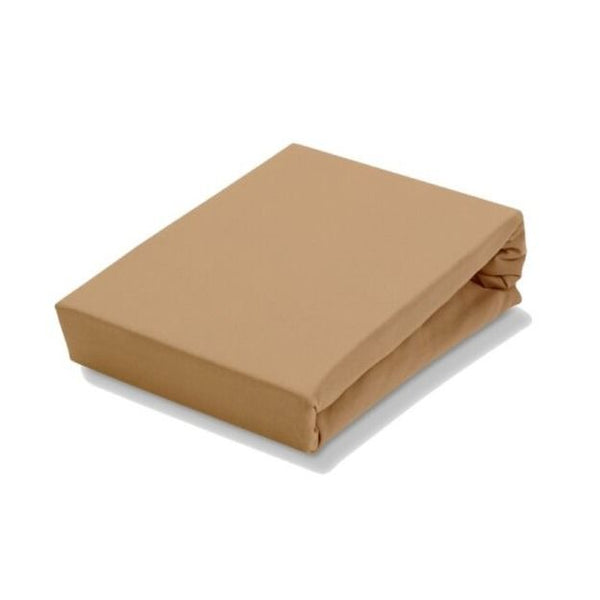 Jersey soft split topper 15 Toffee 118 2-persoons 140-160 x 200-220