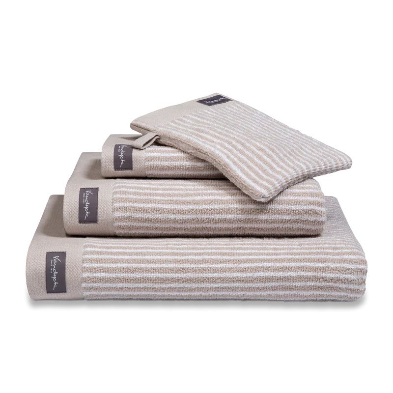 Home towel petit ligne White 90 showertowel 70x140