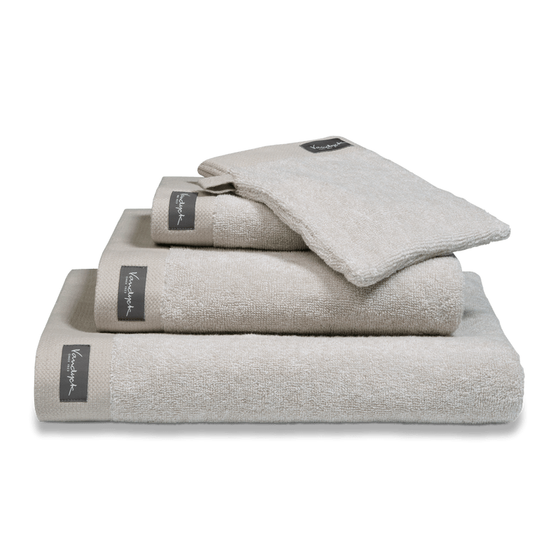 Home towel mouline White 90 glove 16x22