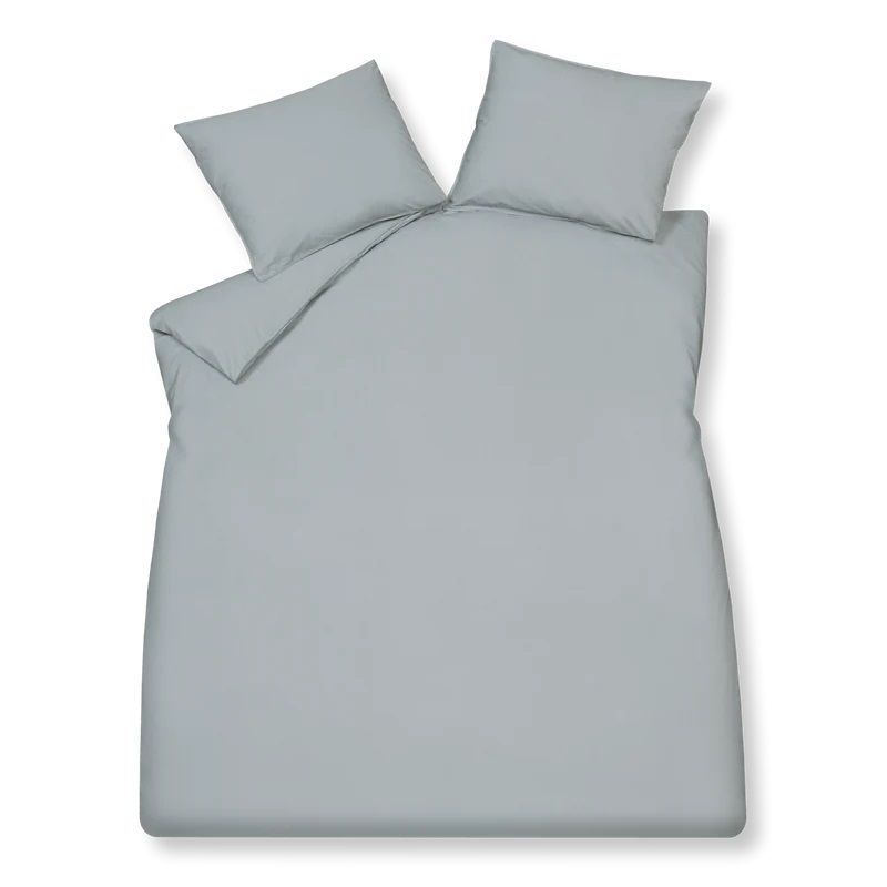 Washed cotton Pearl blue 190 Lits-jumeaux (240x200/220 + 2 slopen)