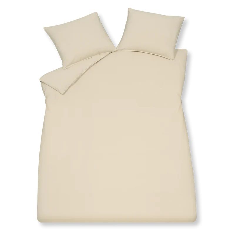 Washed cotton Cream tan 189 1-persoons (140x200/220 + 1 sloop)