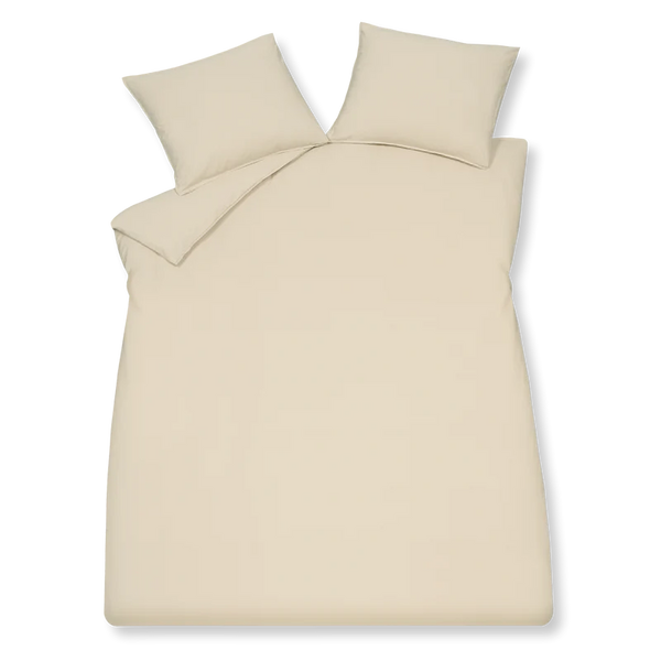 Washed cotton Cream tan 189 Kussensloop (60x70)