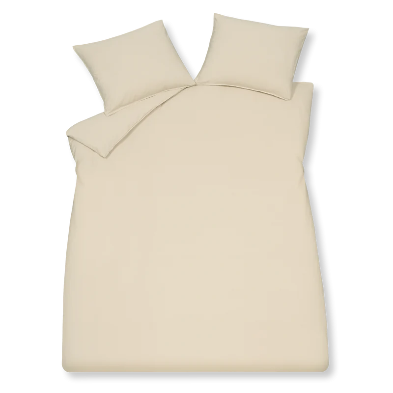 Washed cotton Cream tan 189 Kussensloop (60x70)