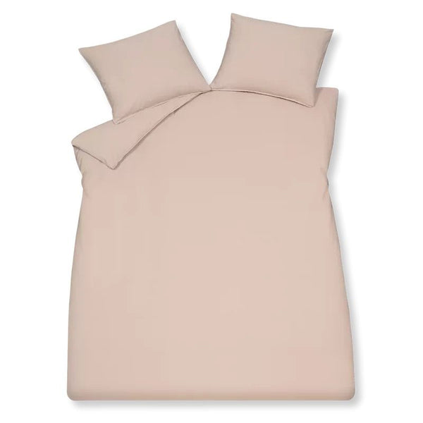 Washed cotton Pale pink 197 1-persoons (140x200/220 + 1 sloop)