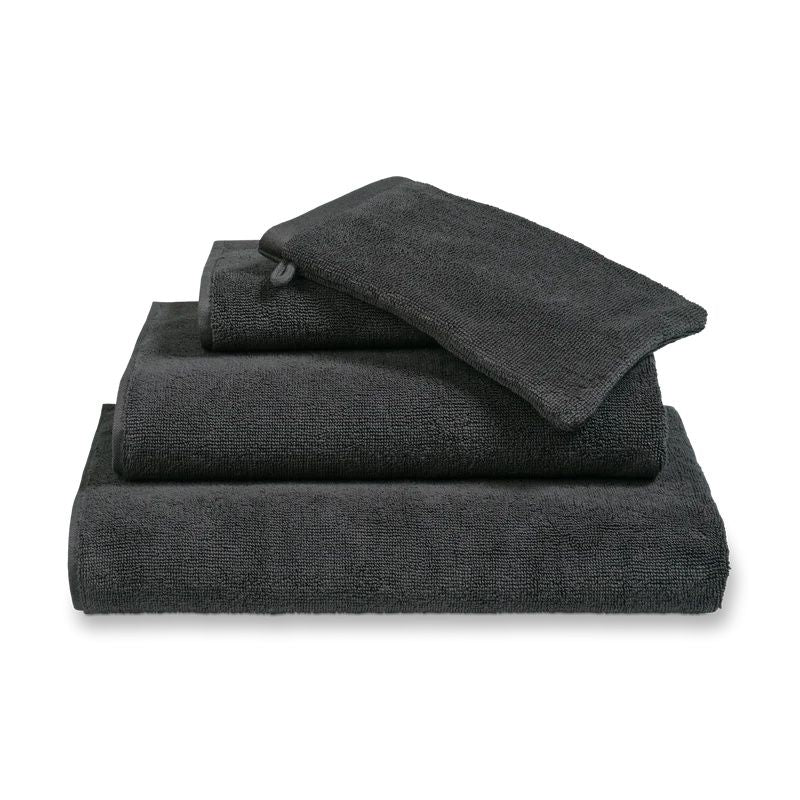 Verona plain Off black 198 towel 60x110