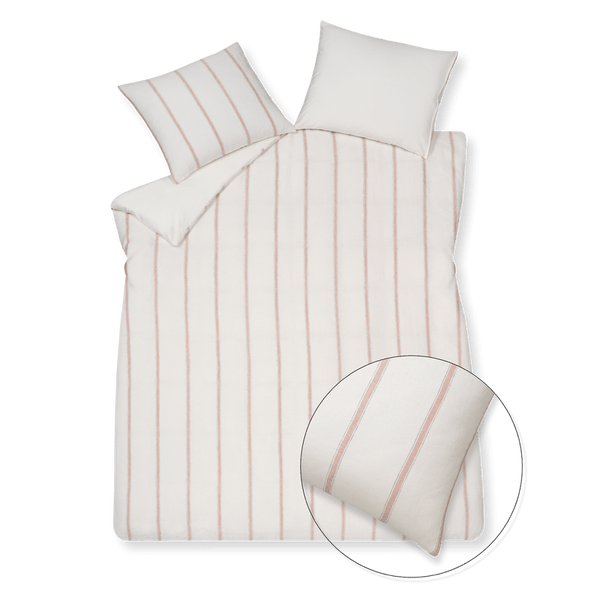 Pure 77 linen/cotton 320 offwhite 1-persoons (140x200/220 + 1 sloop)