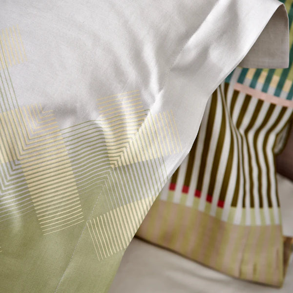 Happy sleep 814 smoke green Lits-jumeaux (240x200/220 + 2 slopen)