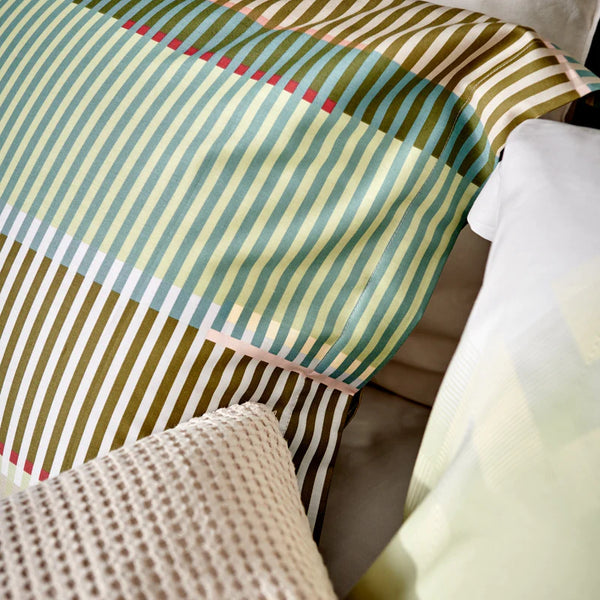 Happy sleep 814 smoke green Lits-jumeaux (240x200/220 + 2 slopen)