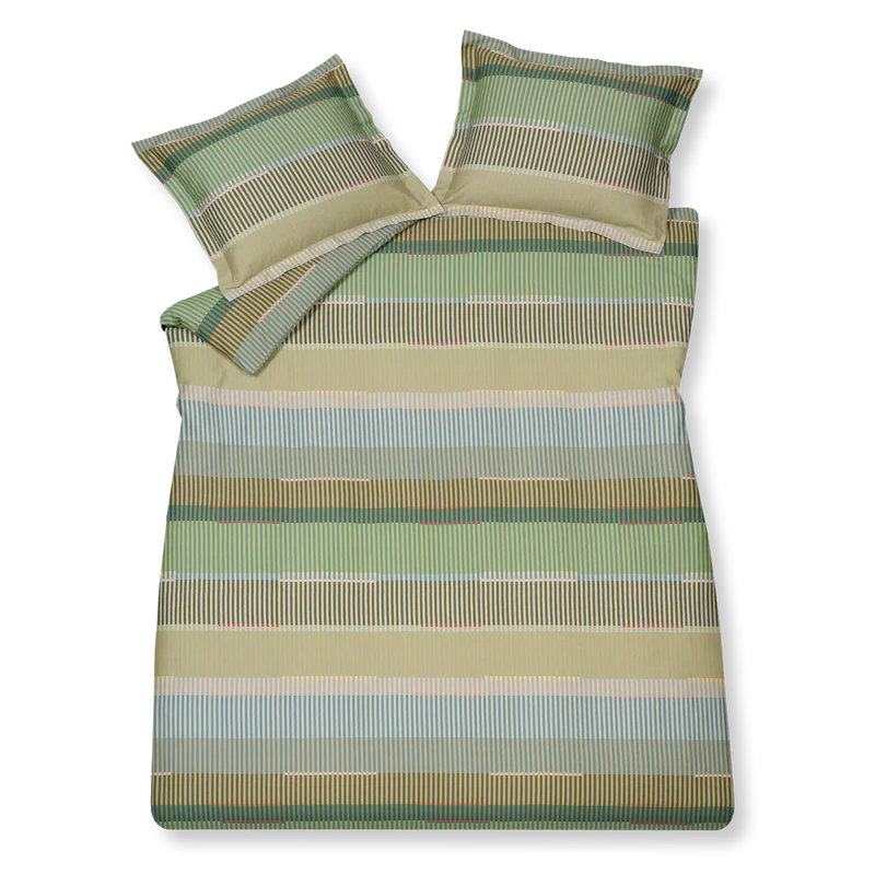 Optimist 814 smoke green Lits-jumeaux (240x200/220 + 2 slopen)