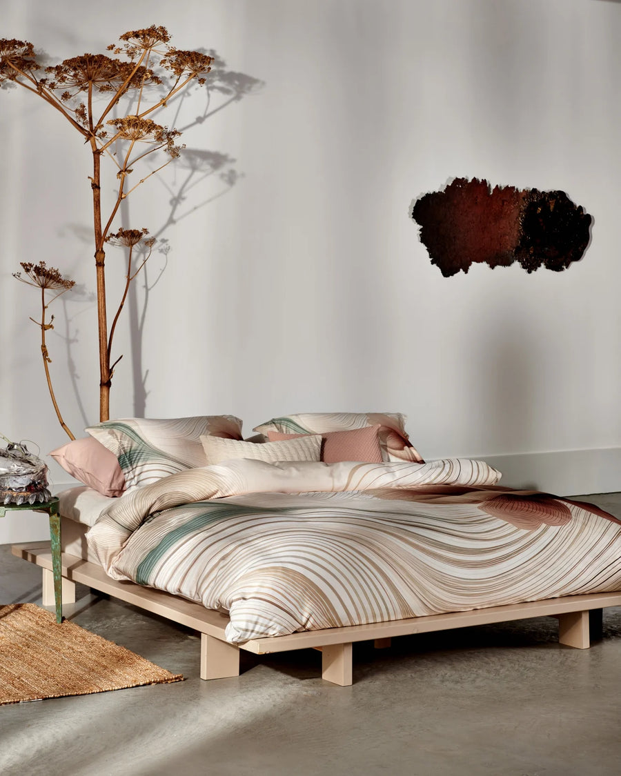 Flowing 189 cream tan Lits-jumeaux (240x200/220 + 2 slopen)