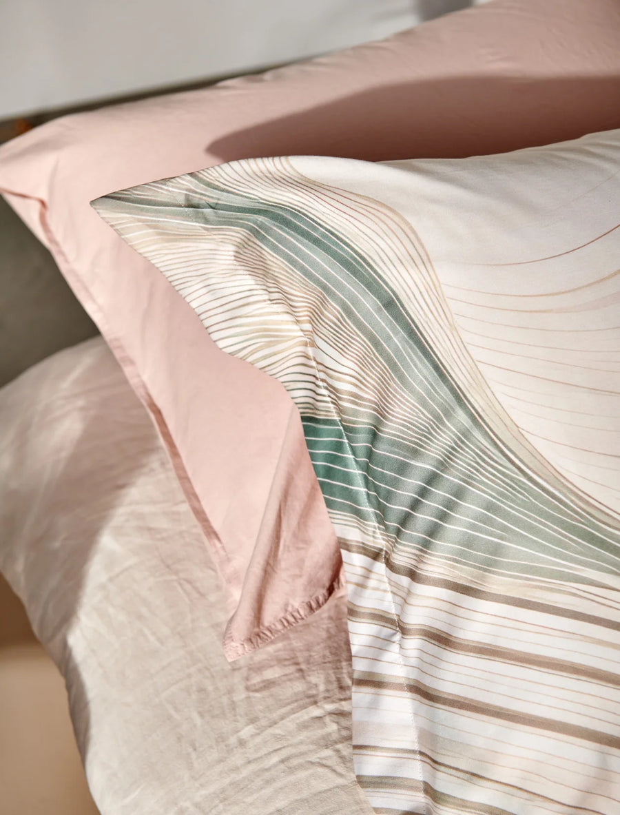 Flowing 189 cream tan Lits-jumeaux (240x200/220 + 2 slopen)