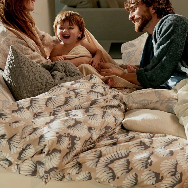 Wake up 028 linen 2-persoons (200x200/220 + 2 slopen)