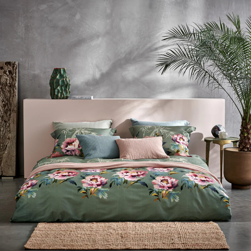 Pink peony 000 multi 1-persoons (140x200/220 + 1 sloop)