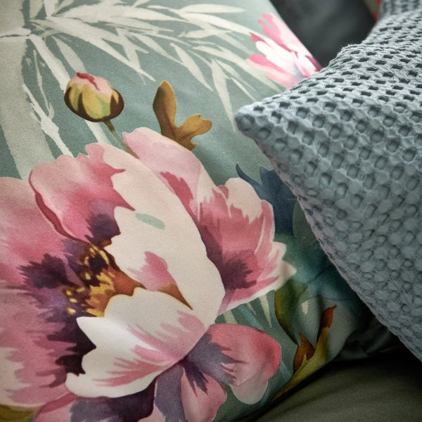 Pink peony 000 multi 1-persoons (140x200/220 + 1 sloop)