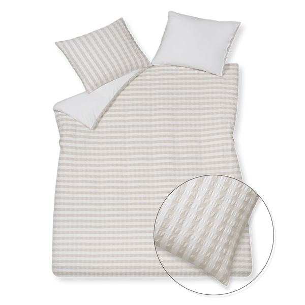 Pure 81 seersucker 000 multi 1-persoons (140x200/220 + 1 sloop)