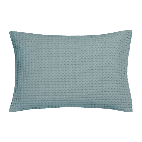 Home pique 190 pearl blue Kussensloop (40x55)