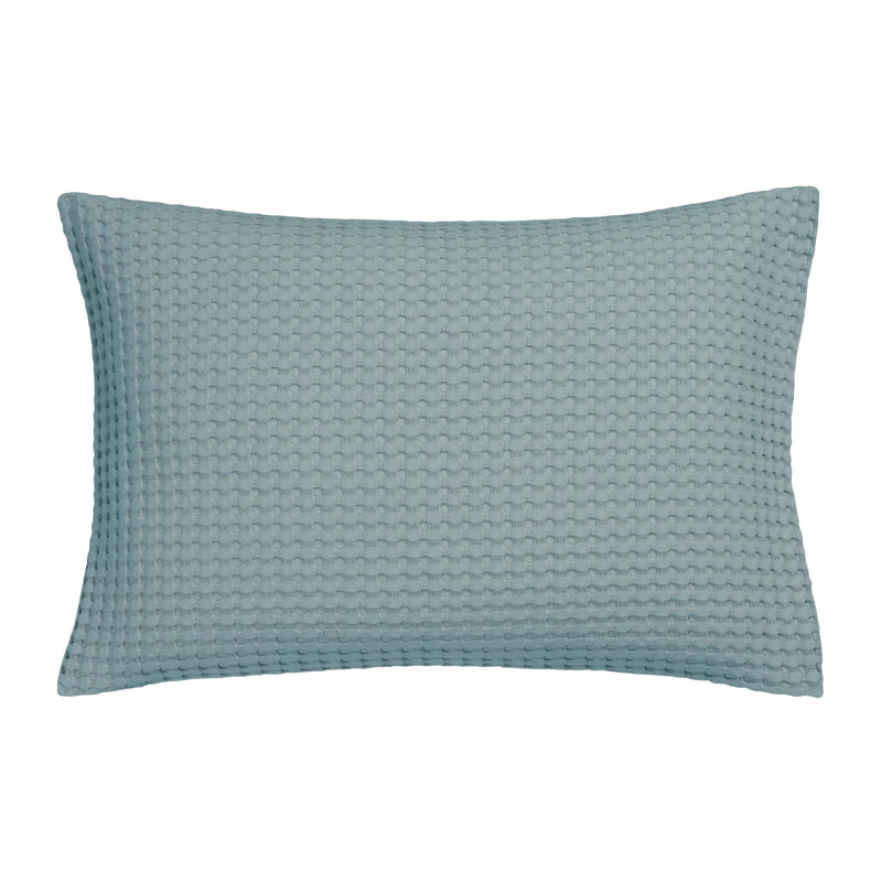 Home pique 190 pearl blue Kussensloop (40x55)