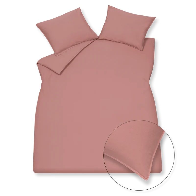 Washed cotton 205 ash rose Kussensloop (60x70)