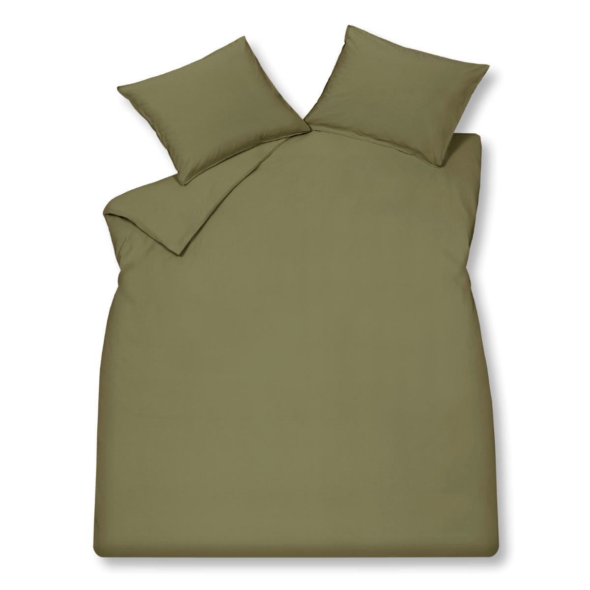 Washed cotton Martini olive 301 1-persoons (140x200/220 + 1 sloop)