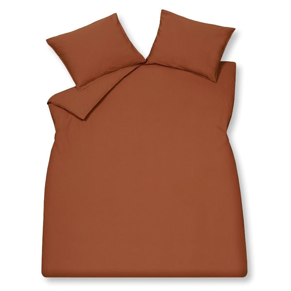Washed cotton Rusty brown 334 2-persoons (200x200/220 + 2 slopen)