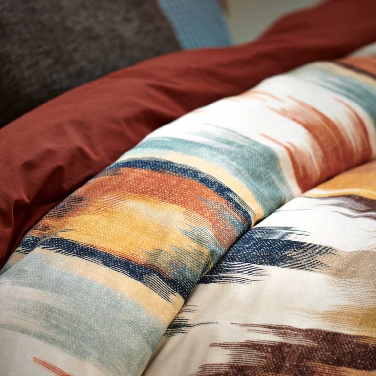 Washed cotton Rusty brown 334 Lits-jumeaux (240x200/220 + 2 slopen)