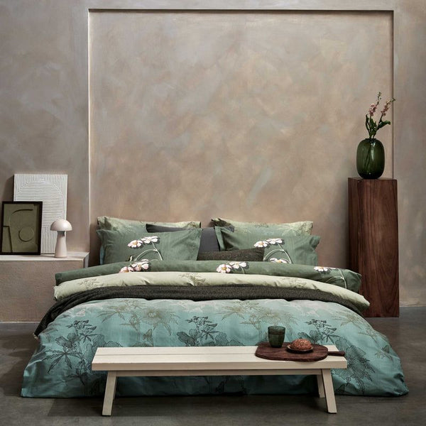 Starling Smoke green 814 Lits-jumeaux (240x200/220 + 2 slopen)