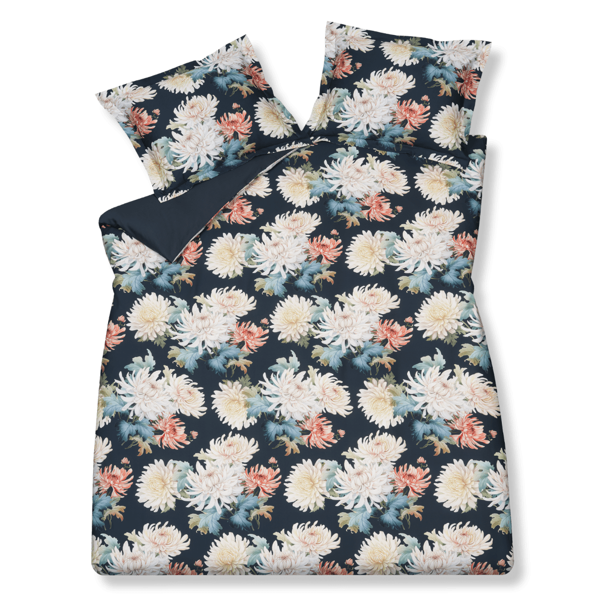 Floral bliss blue ink 199 Lits-jumeaux (240x200/220 + 2 slopen)