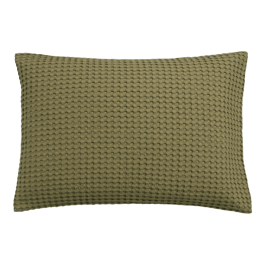 Home pique Martini olive 301 Kussensloop (40x55)