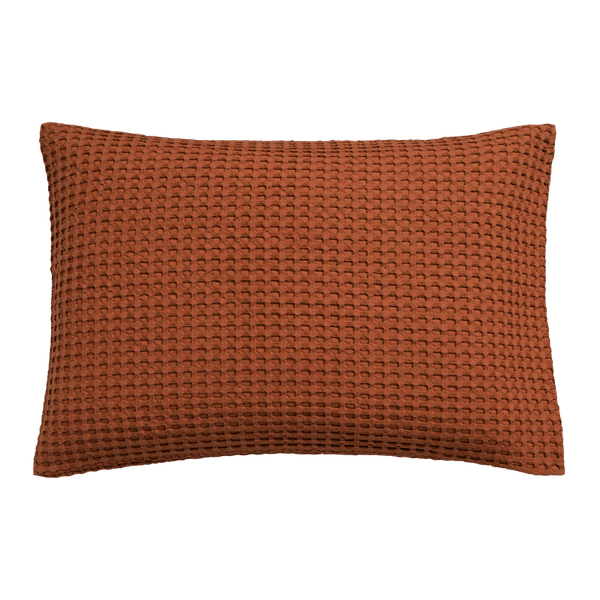 Home pique rusty brown 334 Kussensloop (40x55)