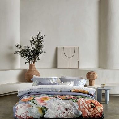 Fleur festive Lavender blue 227 Lits-jumeaux (240x200/220 + 2 slopen)