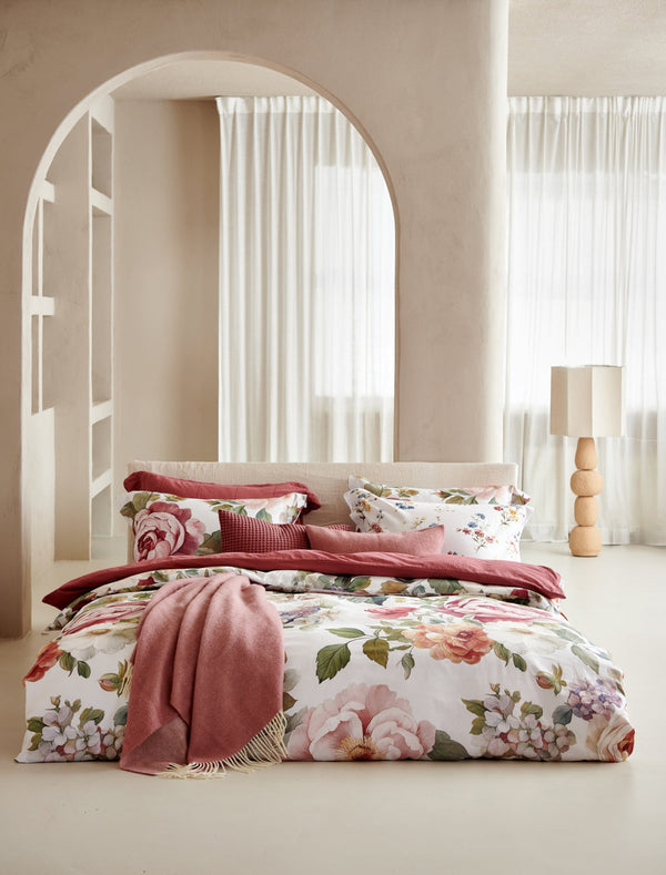 Dekbedovertrekset Cotton Dream wild rose lits-jumeaux