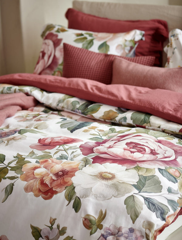 Dekbedovertrekset Cotton Dream wild rose lits-jumeaux