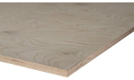 Berkenplex interieur 1525x1525x9mm